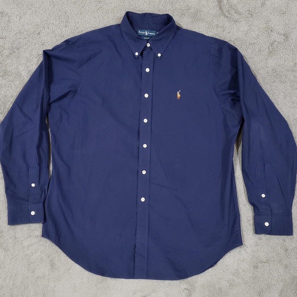 Mens polo ralph lauren button down shirt